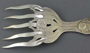 old silver cutlery