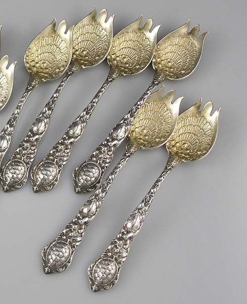 old silver cutlery