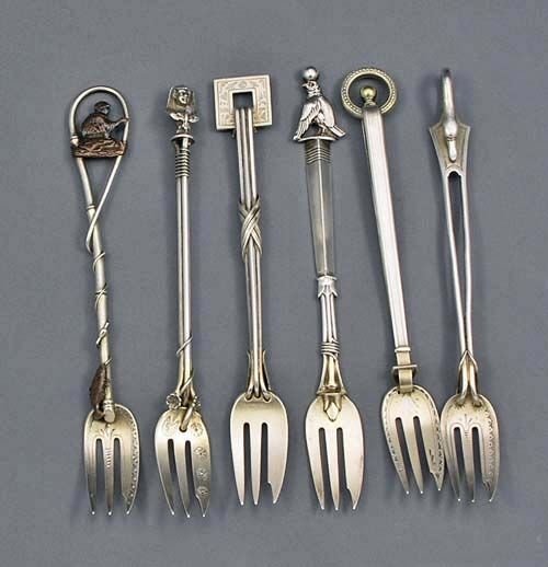 old silver cutlery