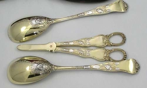 old silver cutlery