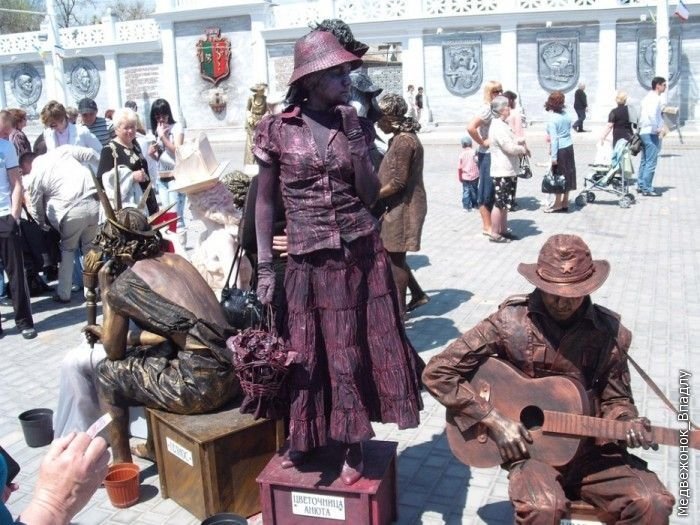 Living Statues Contest 2010, Yevpatoria