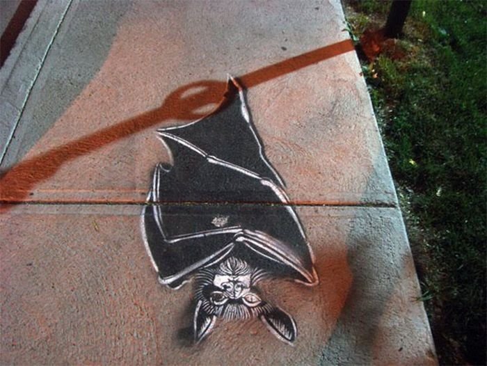 street art graffiti shadows