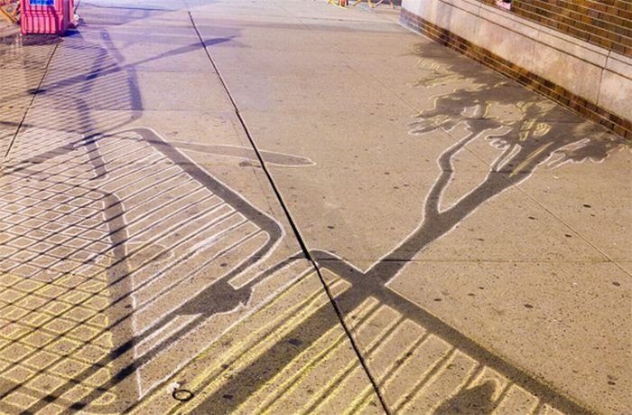 street art graffiti shadows