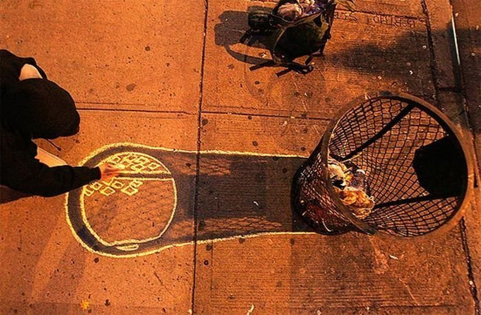 street art graffiti shadows
