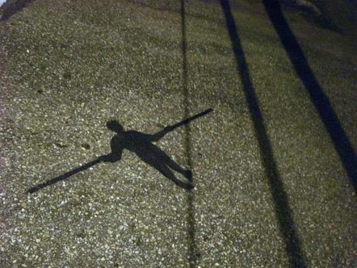 street art graffiti shadows