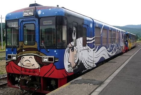 street art graffiti on trains