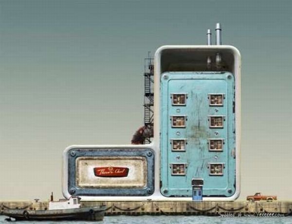 steampunk city