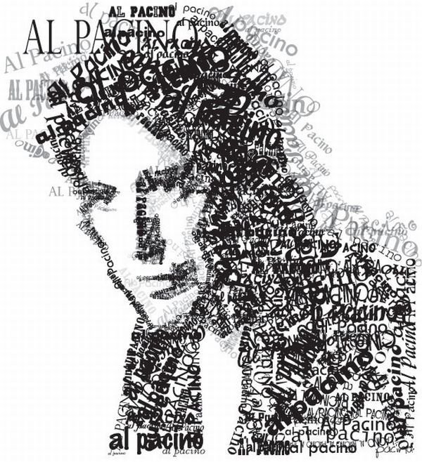 typographic portraits