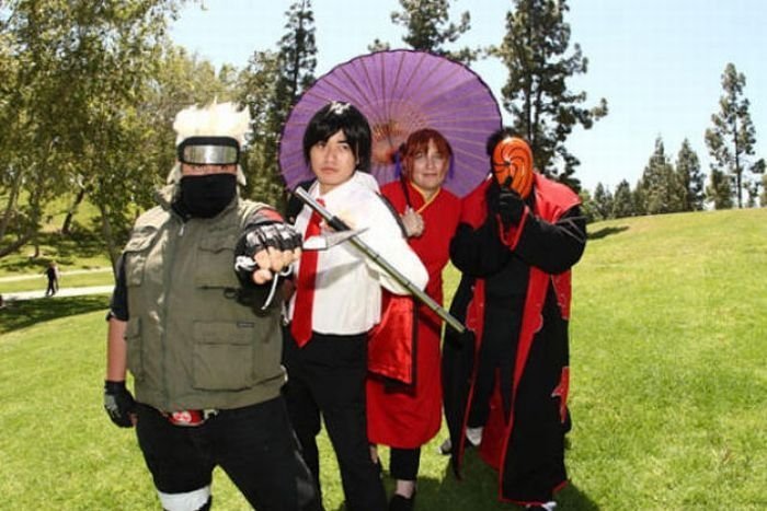 Cosplay gathering in California, Craig Regional Park in Fullerton, California, United States