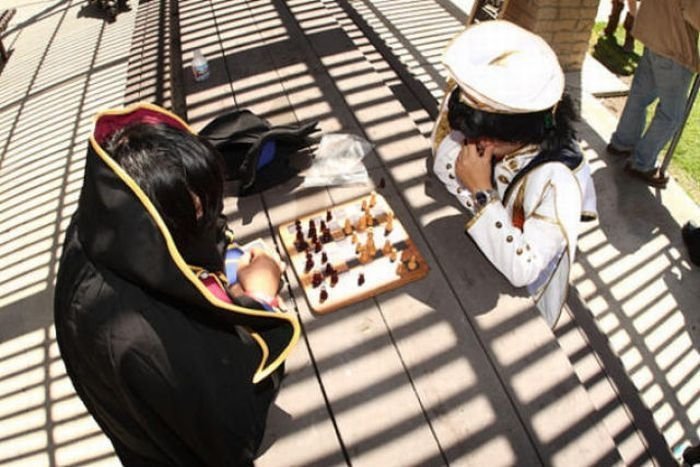 Cosplay gathering in California, Craig Regional Park in Fullerton, California, United States