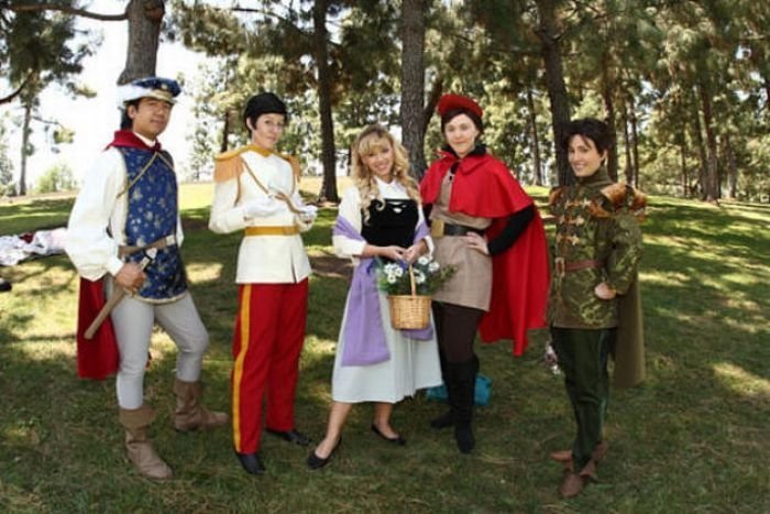 Cosplay gathering in California, Craig Regional Park in Fullerton, California, United States