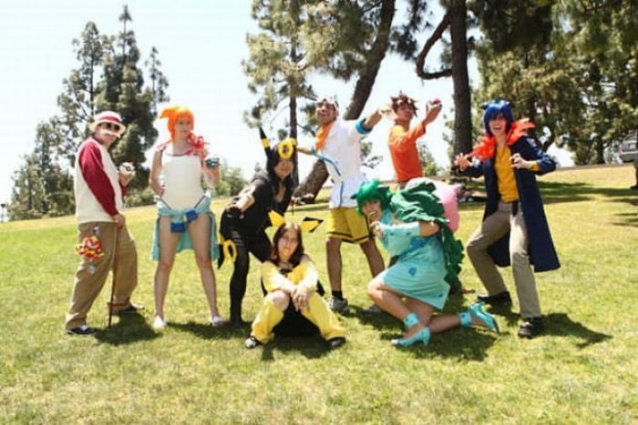 Cosplay gathering in California, Craig Regional Park in Fullerton, California, United States