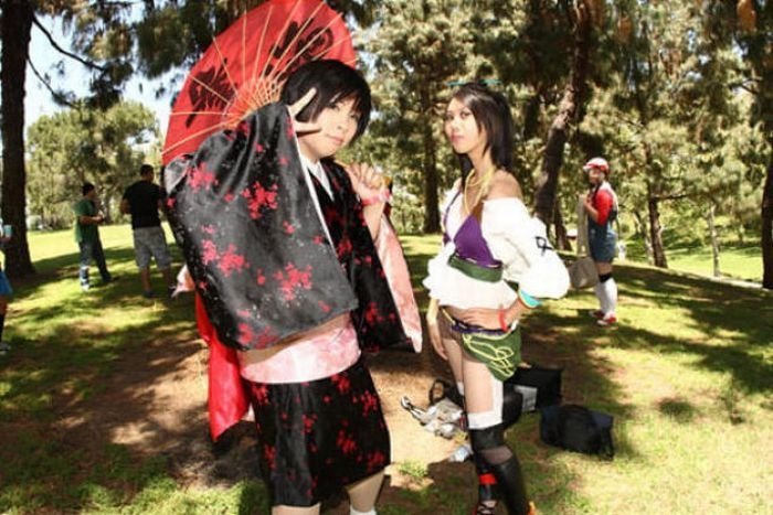 Cosplay gathering in California, Craig Regional Park in Fullerton, California, United States