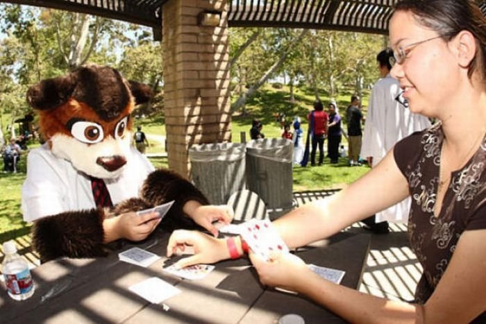 Cosplay gathering in California, Craig Regional Park in Fullerton, California, United States