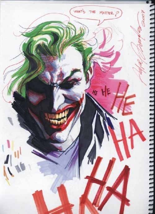 Illustration inspired by Heath Ledger's Joker