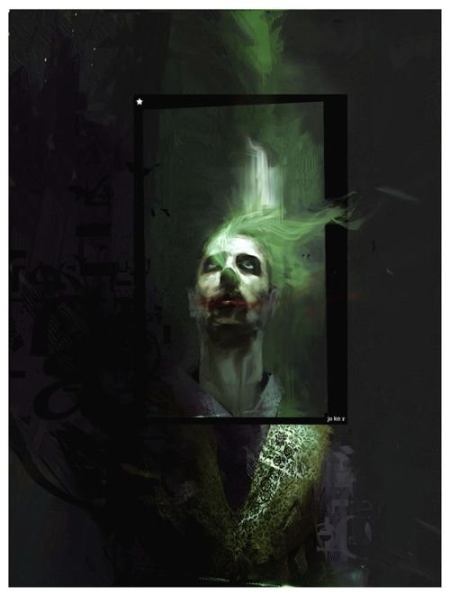 Illustration inspired by Heath Ledger's Joker