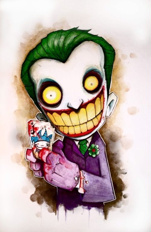 Illustration inspired by Heath Ledger's Joker