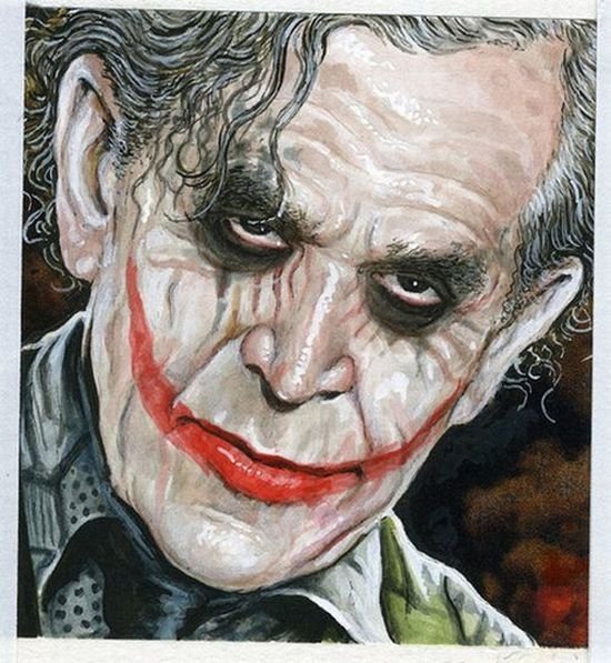 Illustration inspired by Heath Ledger's Joker