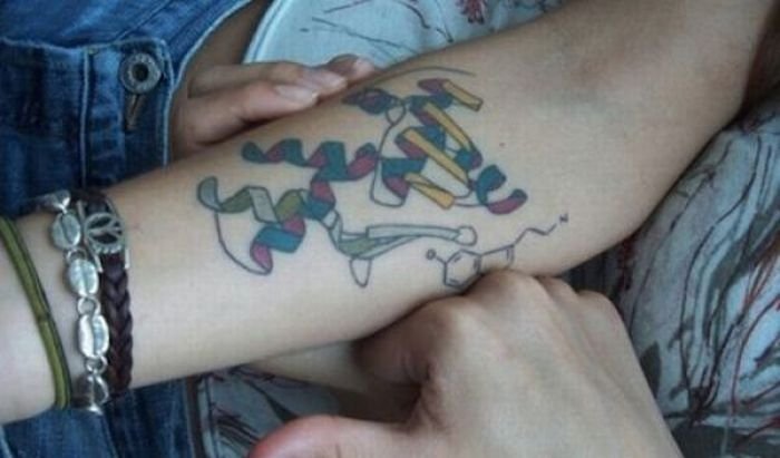 scientific tattoo