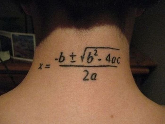 scientific tattoo