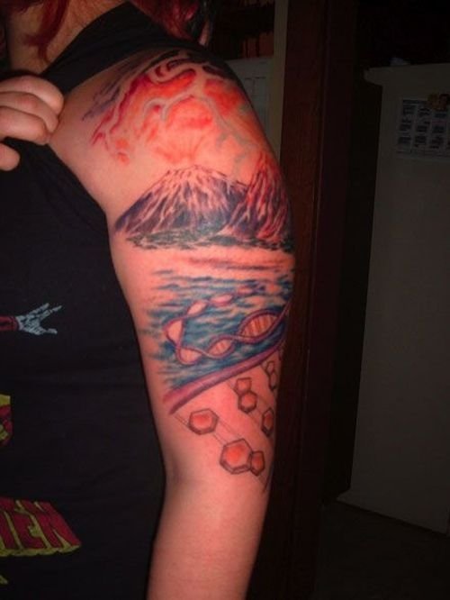 scientific tattoo