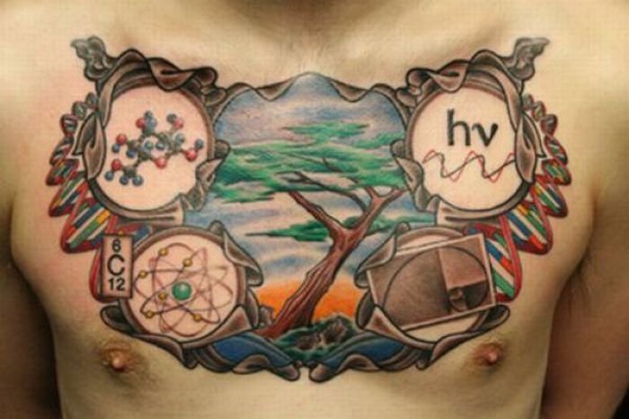 scientific tattoo