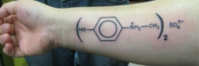 scientific tattoo