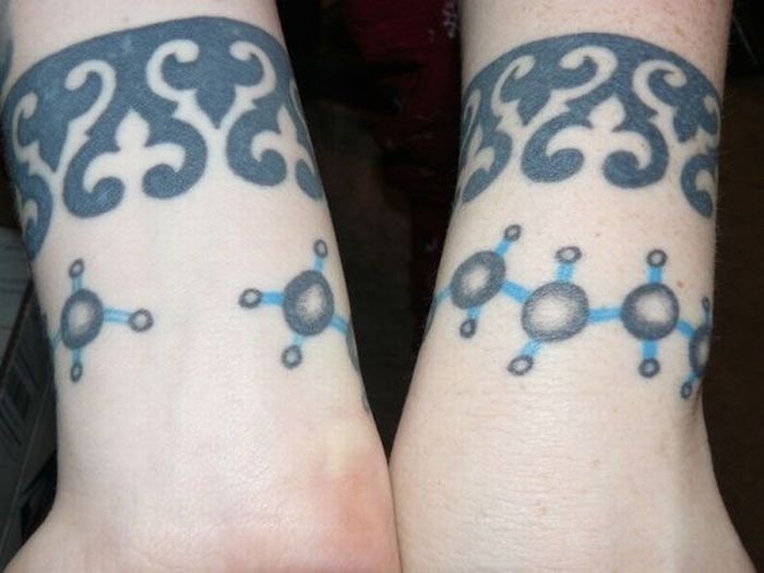 scientific tattoo