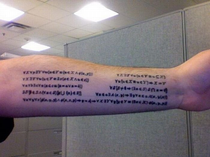 scientific tattoo