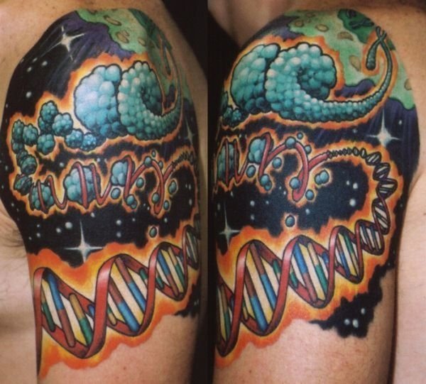 scientific tattoo