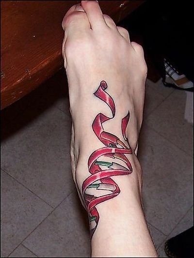 scientific tattoo