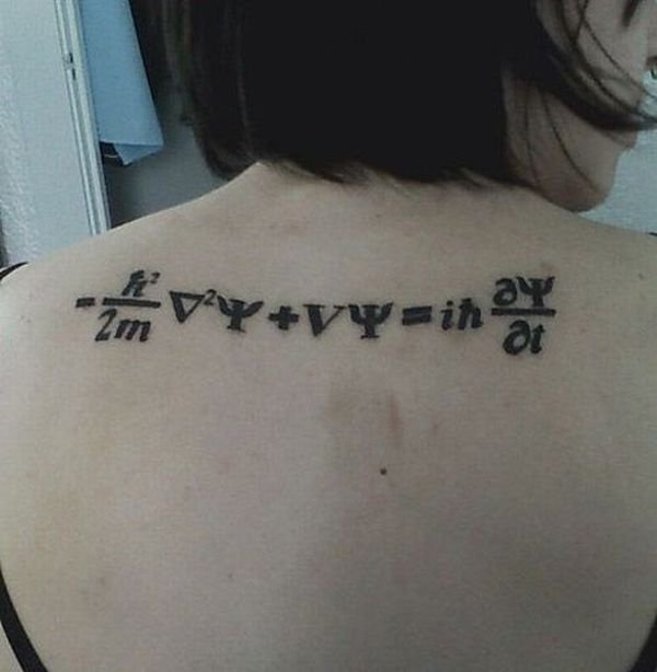 scientific tattoo