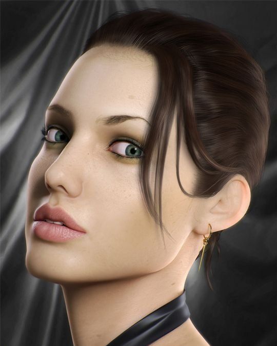 computer graphics digital painting portrait illustration