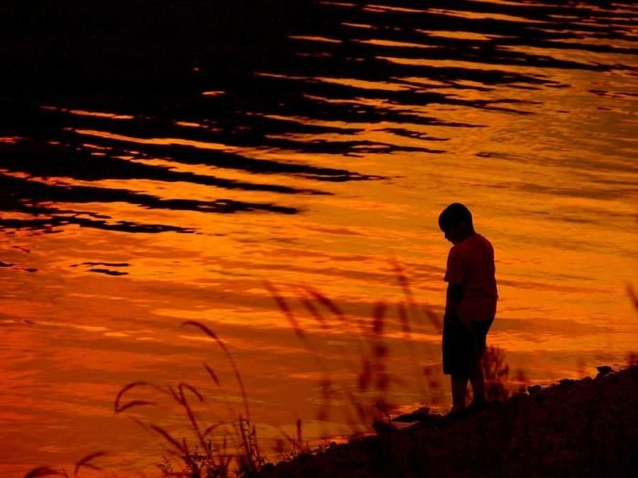 human silhouettes photo