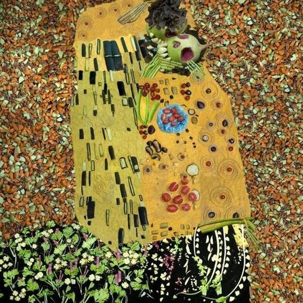 famous paintings made of vegetables