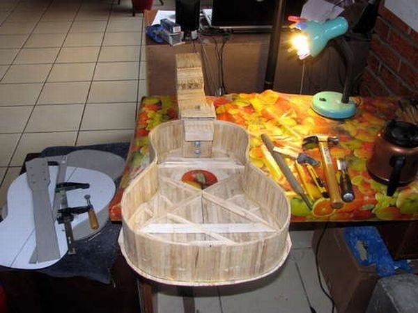 popsicle sticks guitar