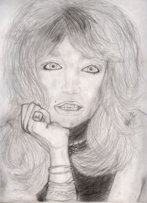 celebrity portraits drawn by fans