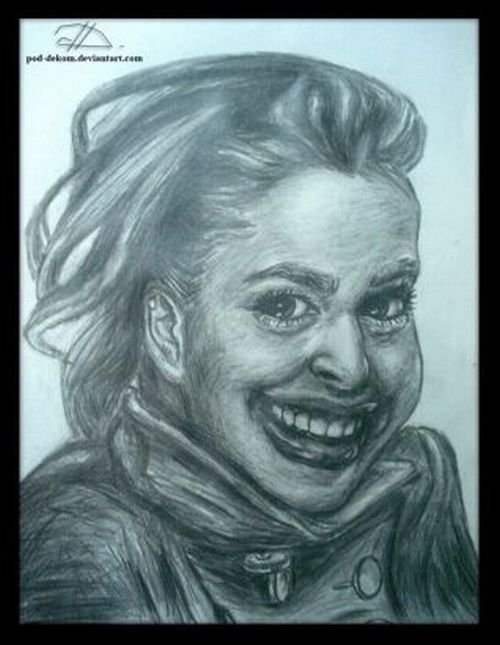 celebrity portraits drawn by fans