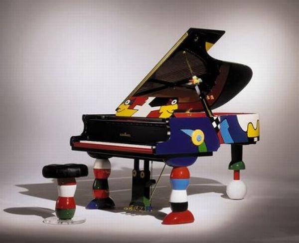 unusual piano design