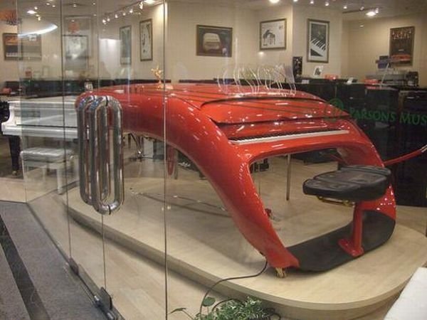 unusual piano design