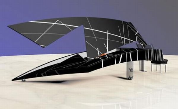 unusual piano design