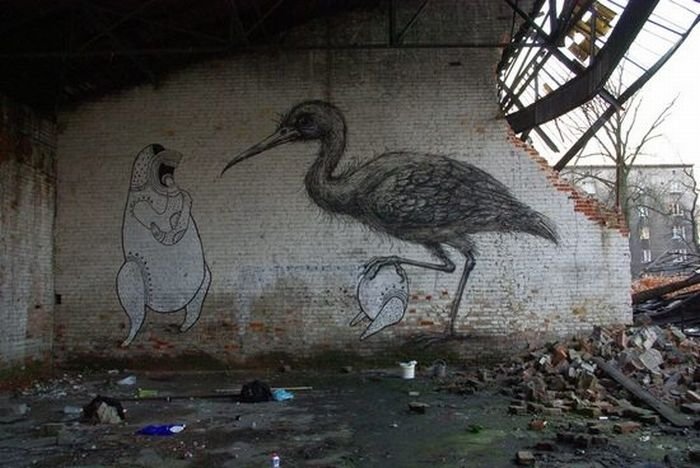 animal street art graffiti