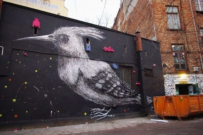 animal street art graffiti