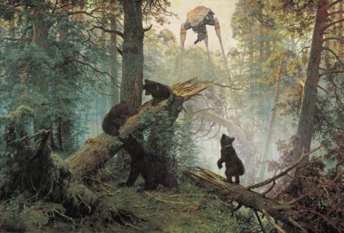 modern remakes of classic paintings