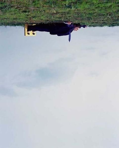 An upside down world by Philippe Ramette