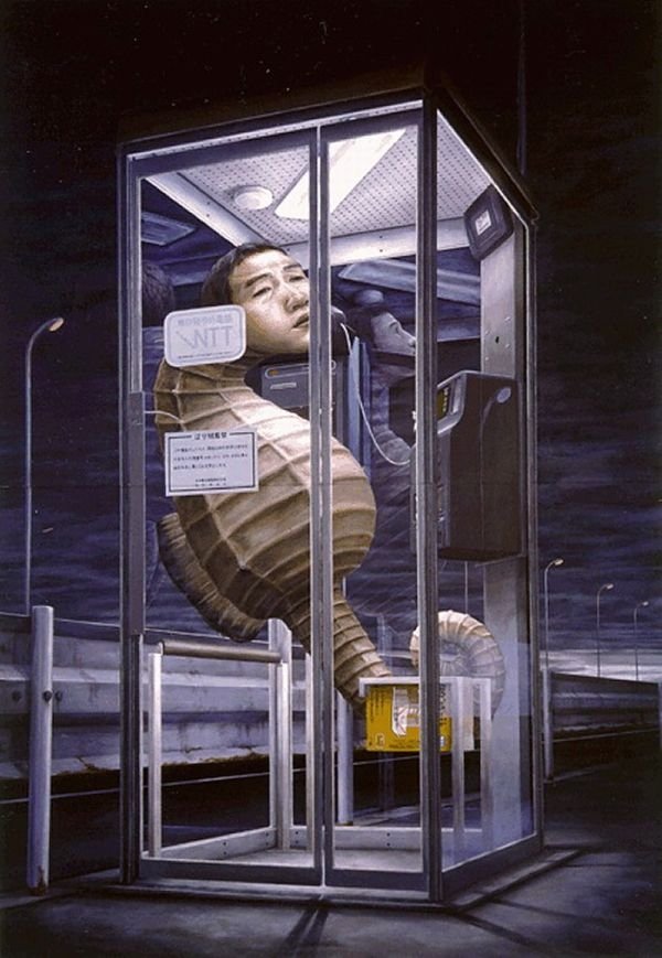 Surrealistic paintings by Tetsuya Ishida