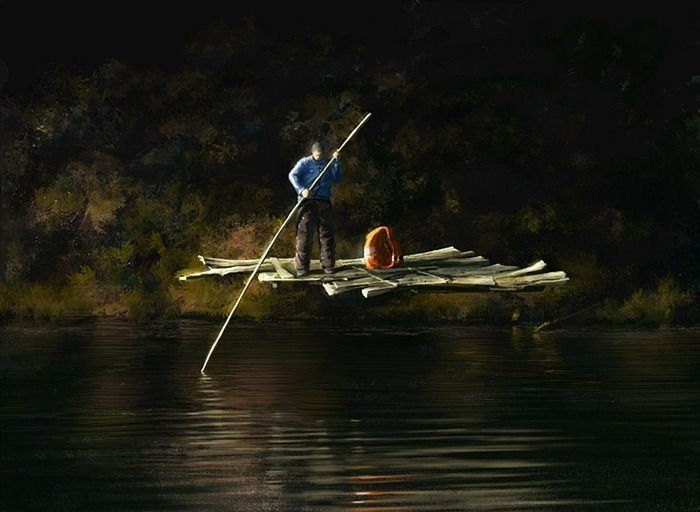 Surrealistic painting by Alexander Andreev