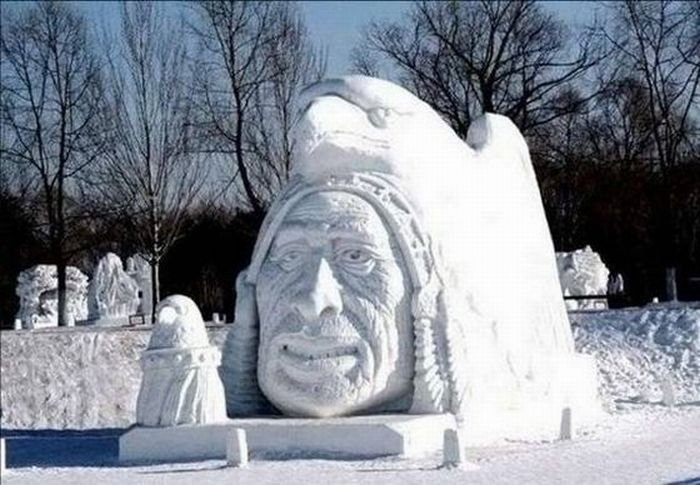 snow sculpture