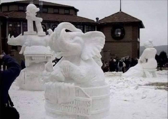 snow sculpture