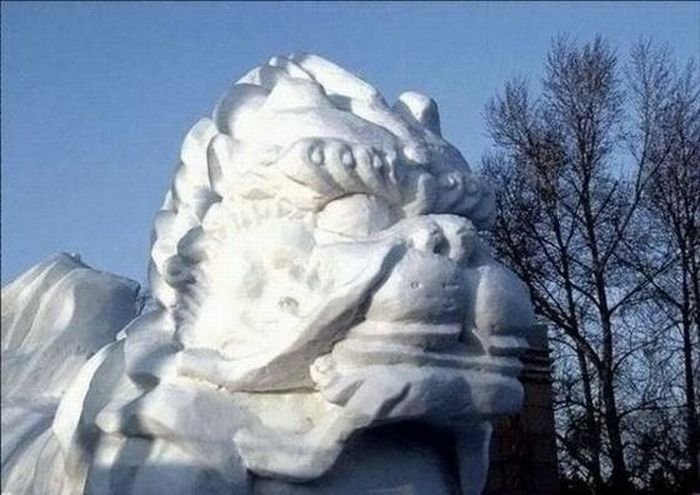 snow sculpture